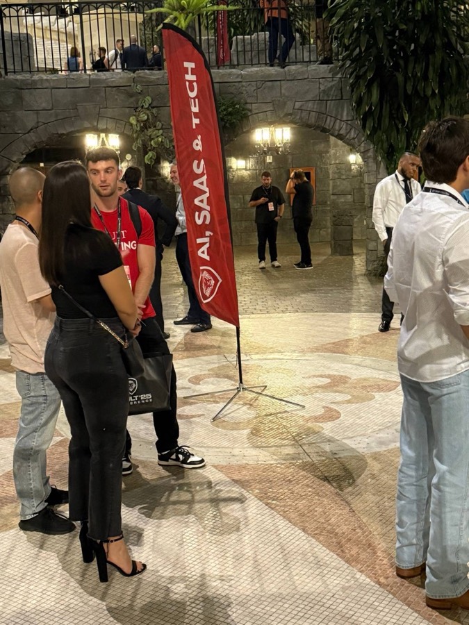 Attendees networking at the Vault 2025 business conference in Orlando